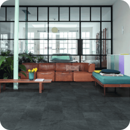 Винил Alpha Vinyl Tiles AVST40035 Black slate